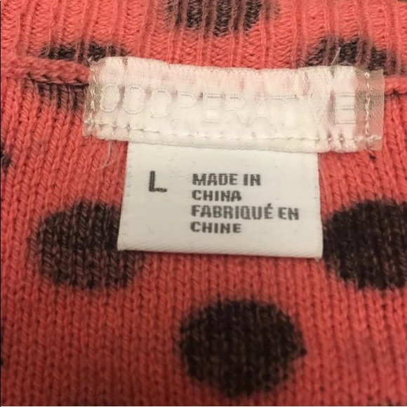 Urban Outfitters Polka Dot Short Summer Sweater L - Picture 3 of 4